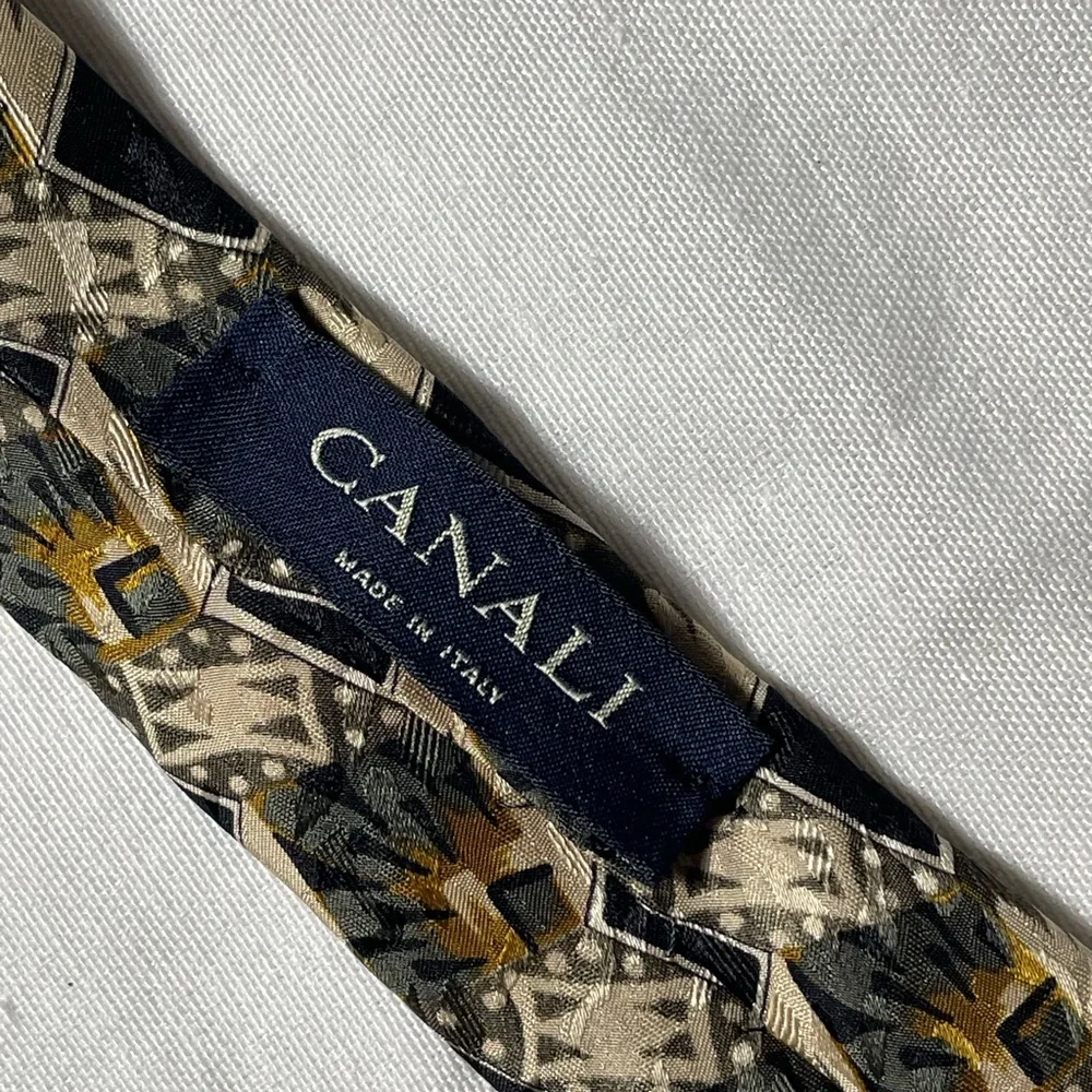 Canali 100% Silk tie made in Italy